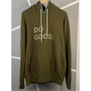 Cotopaxi Do Good Olive Green Hoodie Men’s XL Fleece Pullover Outdoor Sweatshirt